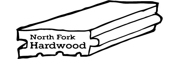 north fork hardwood logo pen drawing hardwood floor board classic traditional oak wood floor